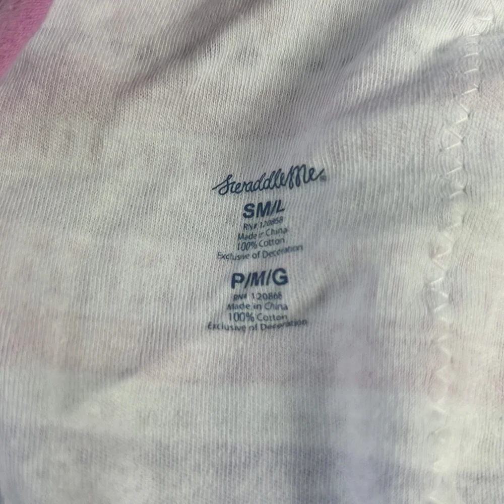 SwaddleMe Room To Grow With Purple/Pink-Grey Color Swaddle Size S/M to 0-6 mos